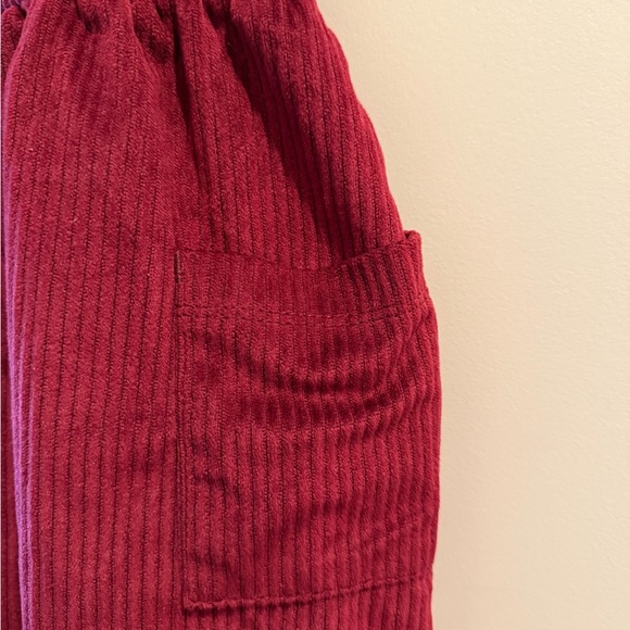 NWOT Wonder Nation Maroon Corduroy Overalls - Picture 2 of 7